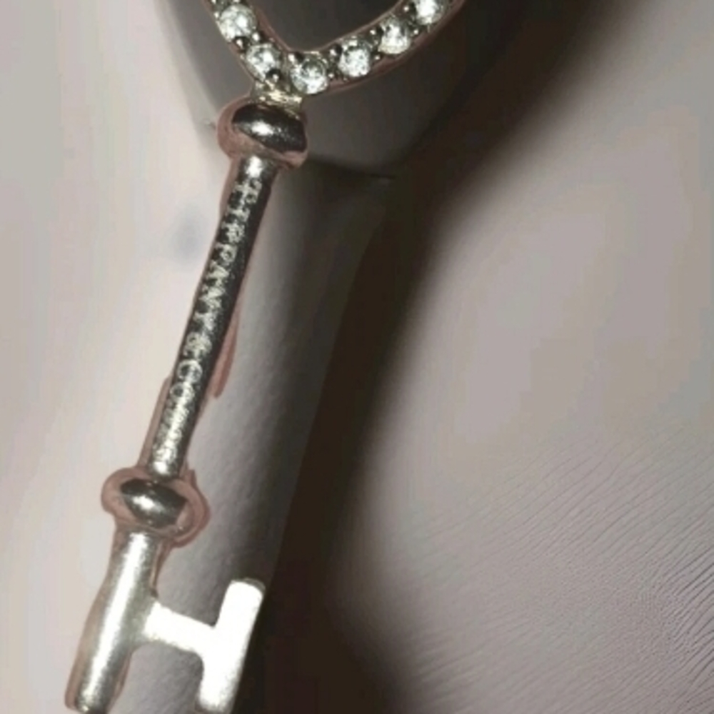 Tiffany & Co. Silver Key Pendant Necklace - Picture 3 of 7